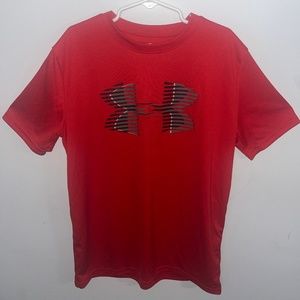 Under Armour Boys Red T-Shirt